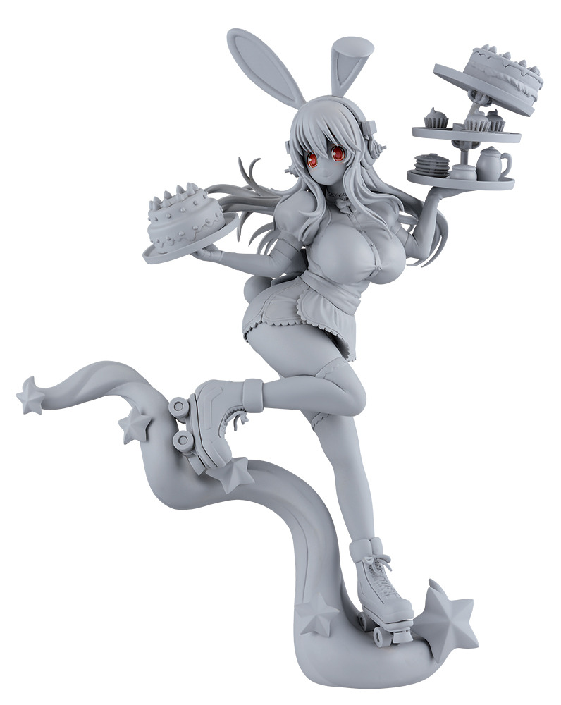 supersonicrocking:  Preview of the Super Sonico Future ☆ Waitress figure. To be