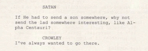 I Want To Go Back To 1992 And Explain To Neil Gaiman He Will Write This Same Exact Line Of Dialogue For