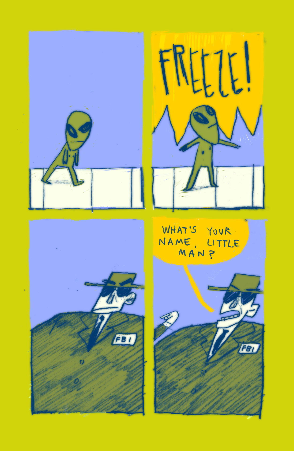 robbiegeez:   alien comic   