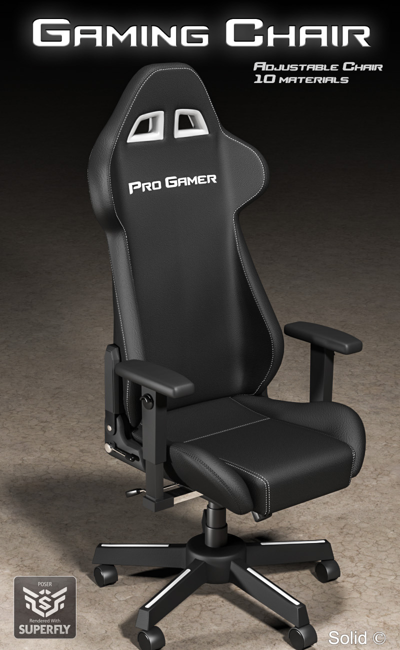 Sit back and relax in Solid’s brand new Gaming Chair! Comes with an adjustable