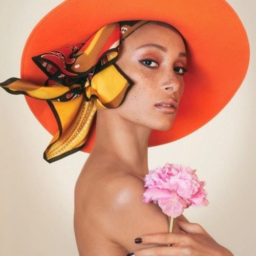 fuckrashida: Adwoa Aboah by David Sims for Marc Jacobs Beauty 2018 Campaign