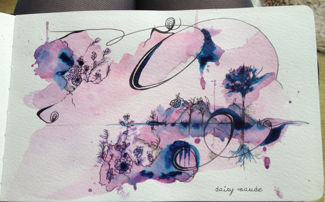 moleskinelovers:  A Violet Vortex:  by Daisy Maude 