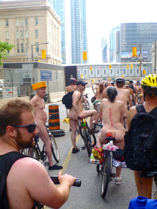 World Naked Bike Ride Toronto - 2013Evolve