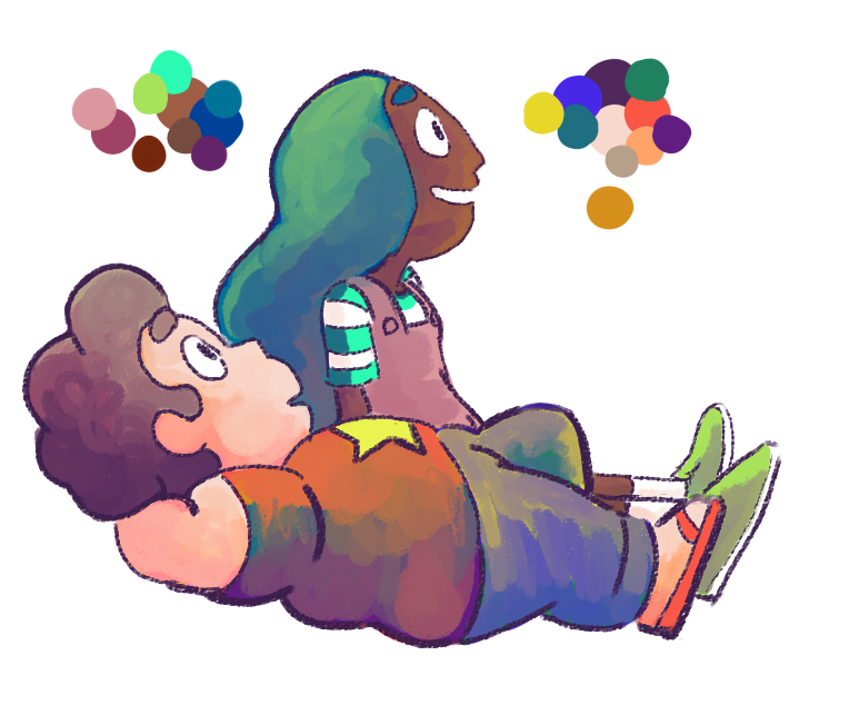 folderface:   More Color practice with Steven and Connie!   And a chance to dress