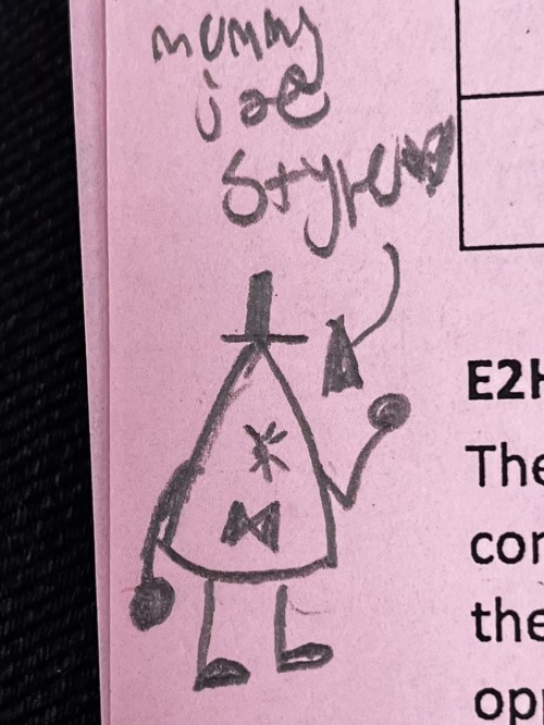 Did These Bill Doodles In Various Classes Today :3