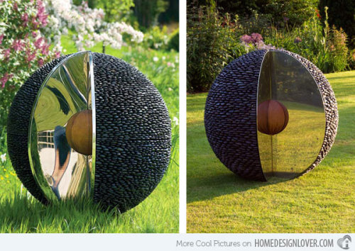 hifructosemag:littlelimpstiff14u2:David Harber, UK. Polished stainless steel portal. Awesome!Every D