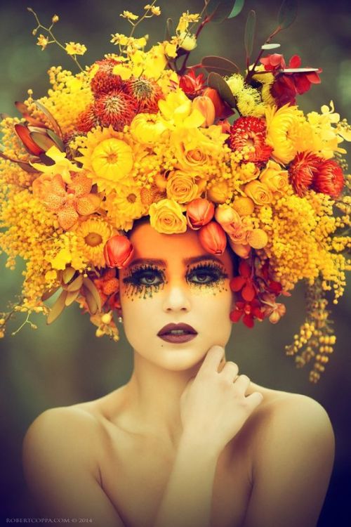 &ldquo;Australian Springtime&rdquo; | Model: Dajana Bogojevic, MUA &amp; Floral Arrangement: Dave Re