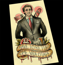 flash-art-by-quyen-dinh:  New American Psycho prints.. 2 versions to choose from :) 