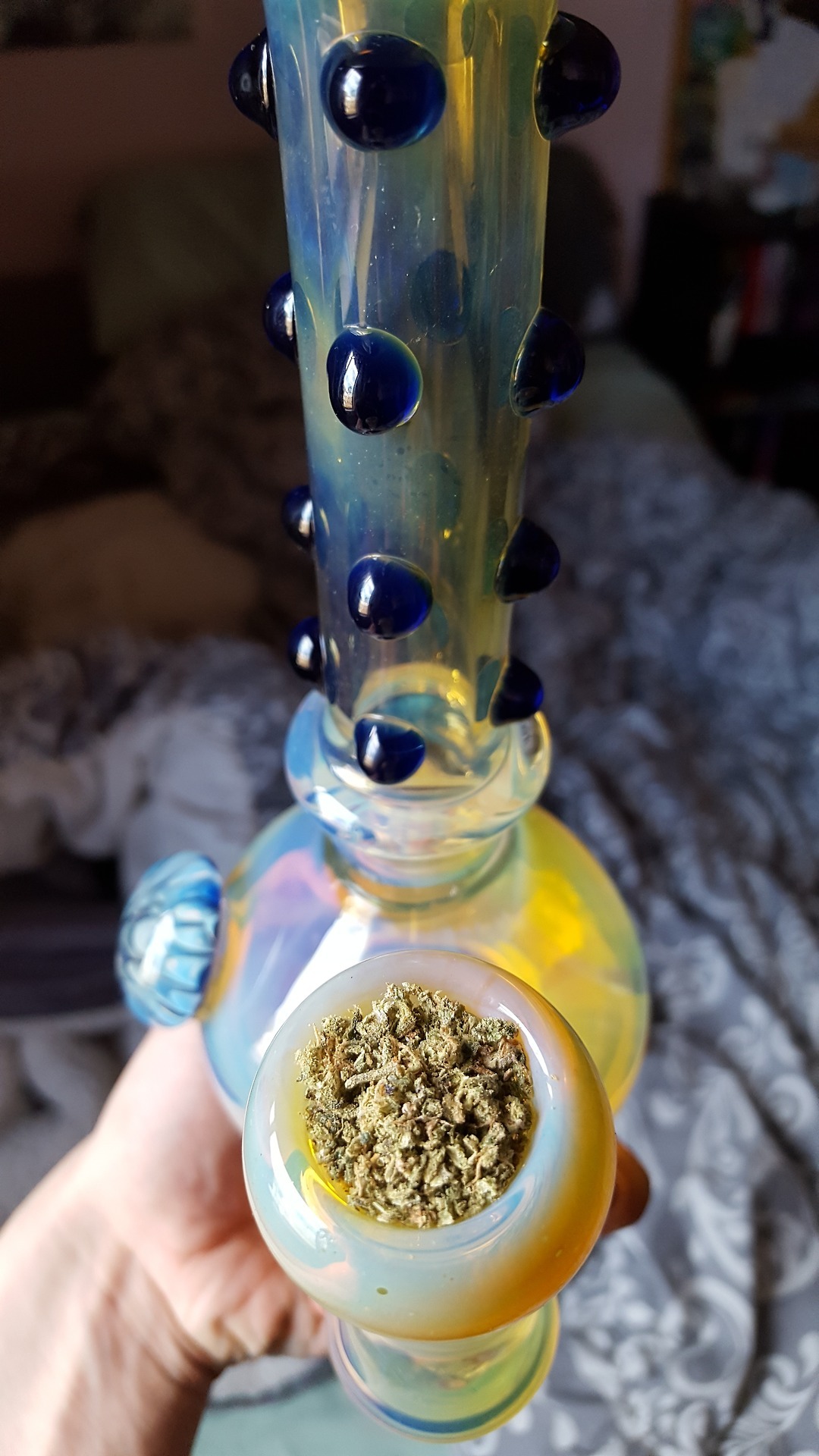 dabakin-cloudblower:  “I like a blunt or a big fat cone, but my double barrel bong