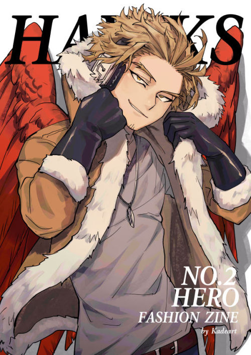  My new and previous arts of Hawks in fashion https://kadeart.bigcartel.com/product/bnha-hawks-fashi