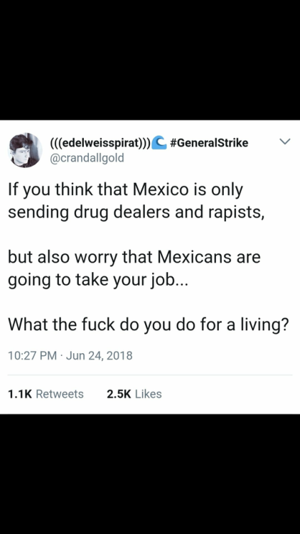 Drugs, rape and immigrants…