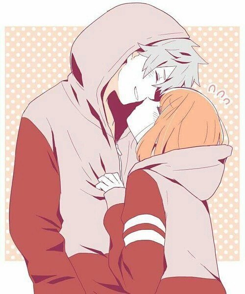 Image tagged with Anime couple anime kiss anime hug on Tumblr