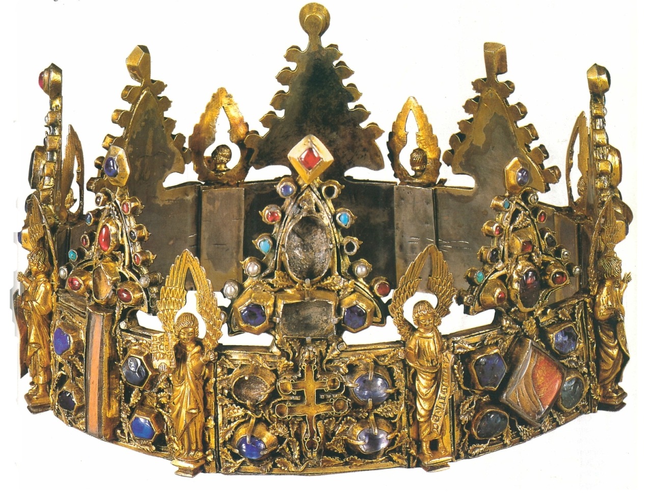 mediumaevum:  Ottonian crown on display at Essen’s cathedral treasury, ca. 1100.