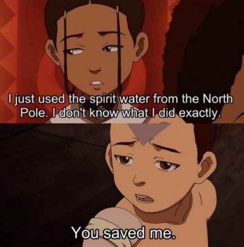 Anti Kataangs Be Like Aang Is So Horrible And Abusive Toward Katara He Basically Forced Her To Be With