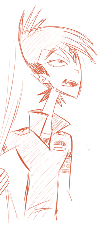 So I basically sketched a bunch of Vampire Lee pictures because of the episode Escape From Fort Nigm