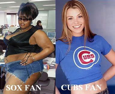 cubs vs sox fans