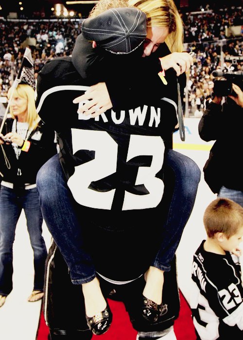 NHL Wives and Girlfriends — Nicole and Dustin Brown [Source]