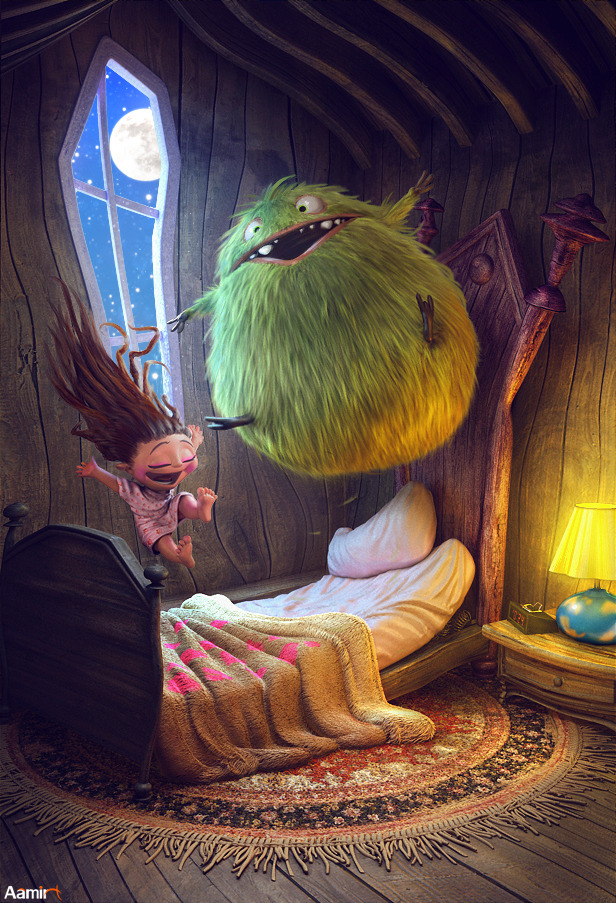 pinuparena:  &ldquo;Slumber party&rdquo; by Aamirart