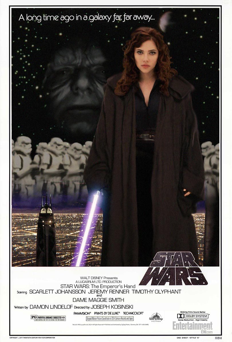 But so like, Scarlett Johansson is definitely playing Mara Jade in Episode VIII, right?