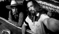 aiiaiiiyo:  Jeff Bridges takes a selfie with Sam Elliott, on the set of “The Big Lebowski” (1997) Check this blog!