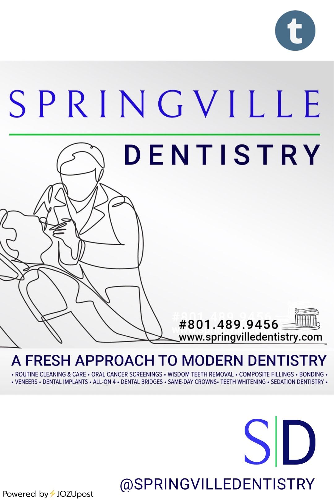 Springville Dentistry | A Fresh Approach to Modern Dentistry
We are all about teeth! And we love being able to use the latest technology to help our patients feel comfortable during procedures, happy with the outcome and excited about maintaining a...