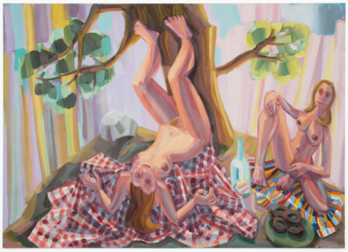 paintingorsomething: Judith Linhares Slope, 2011 Oil on linen, 60 x 84 inches