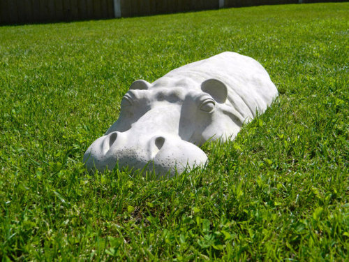 negativespacewalk:sosuperawesome:Garden Hippos by martsart on EtsyFollow So Super Awesome: Blog • In