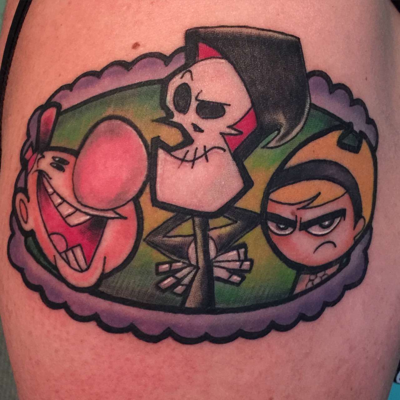 Tattoo uploaded by Jackie  Gruesome Billy and Mandy tattoo Thanks for  looking   Tattoodo