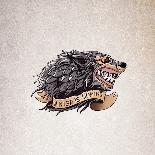 old school : game of thrones.house lannister &amp; house stark 