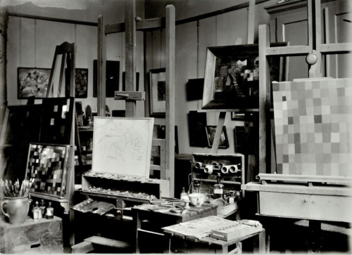 quincampoix: Paul Klee’s studio at the Bauhaus, Weimar, 1925