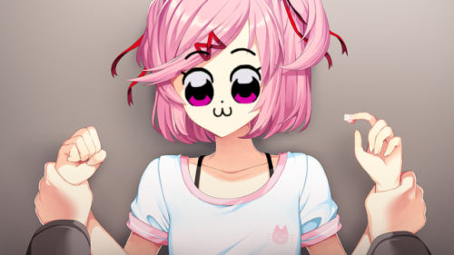 ddlc-incorrect-quotes: doki-doki-shitpost-club: :3 hi, it’s Modika and I’m here to show 