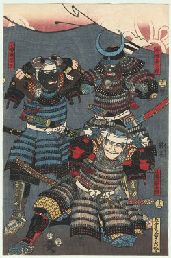 oni-fukucho:  Sadahide (1807 - 1873)  Brave
