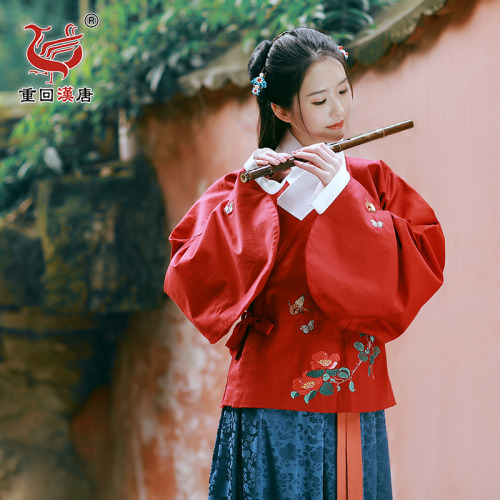 traditional chinese hanfu | ming dynasty fashion 明袄 | 重回汉唐