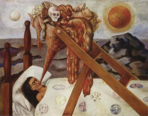 performativerelics:  Frida Kahlo - Without Hope (1945)