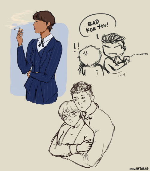 fa doodles because these two live in my head rent freegave mc shorter hair and pants instead of a sk