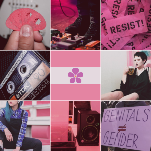 plentymood:Sapphic + punk moodboard ✊(img source: x)Like my moodboards? Request One / Support m