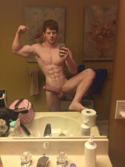 musclehunkymen:  theoriginalging:  long time no see xx  A Guy With A NICE, BIG Dick!