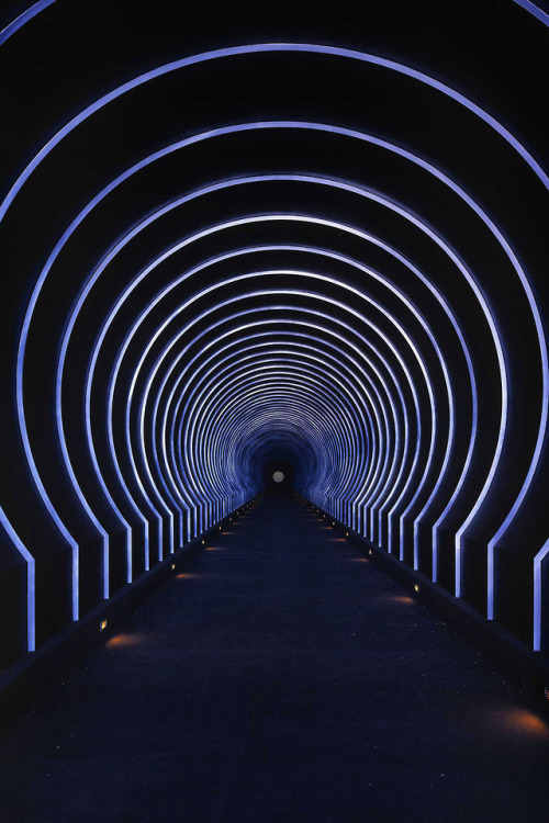 James Turrell (American. b. 1943, Los Angeles, CA, USA) - Roden Crater, Alpha (East) Tunnel; part of