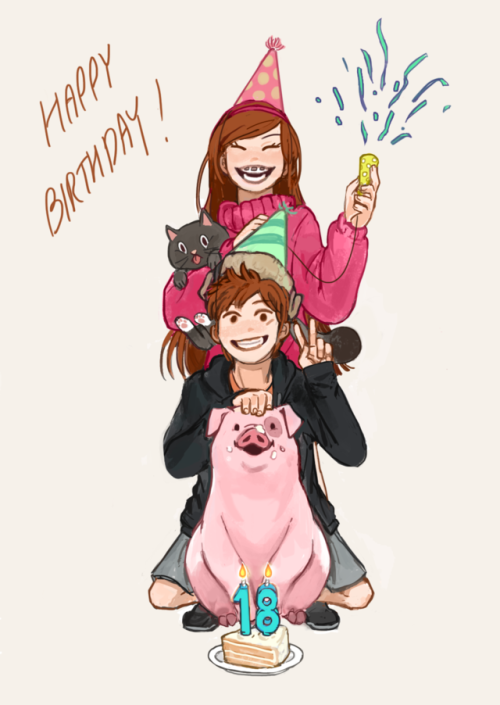 Happy 18th Birthday Mystery Twins! AUG 31, 2017