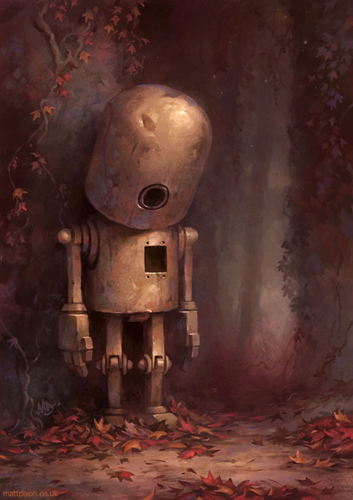 cinemagorgeous:Nobody visualizes adorable robots quite like Matt Dixon.