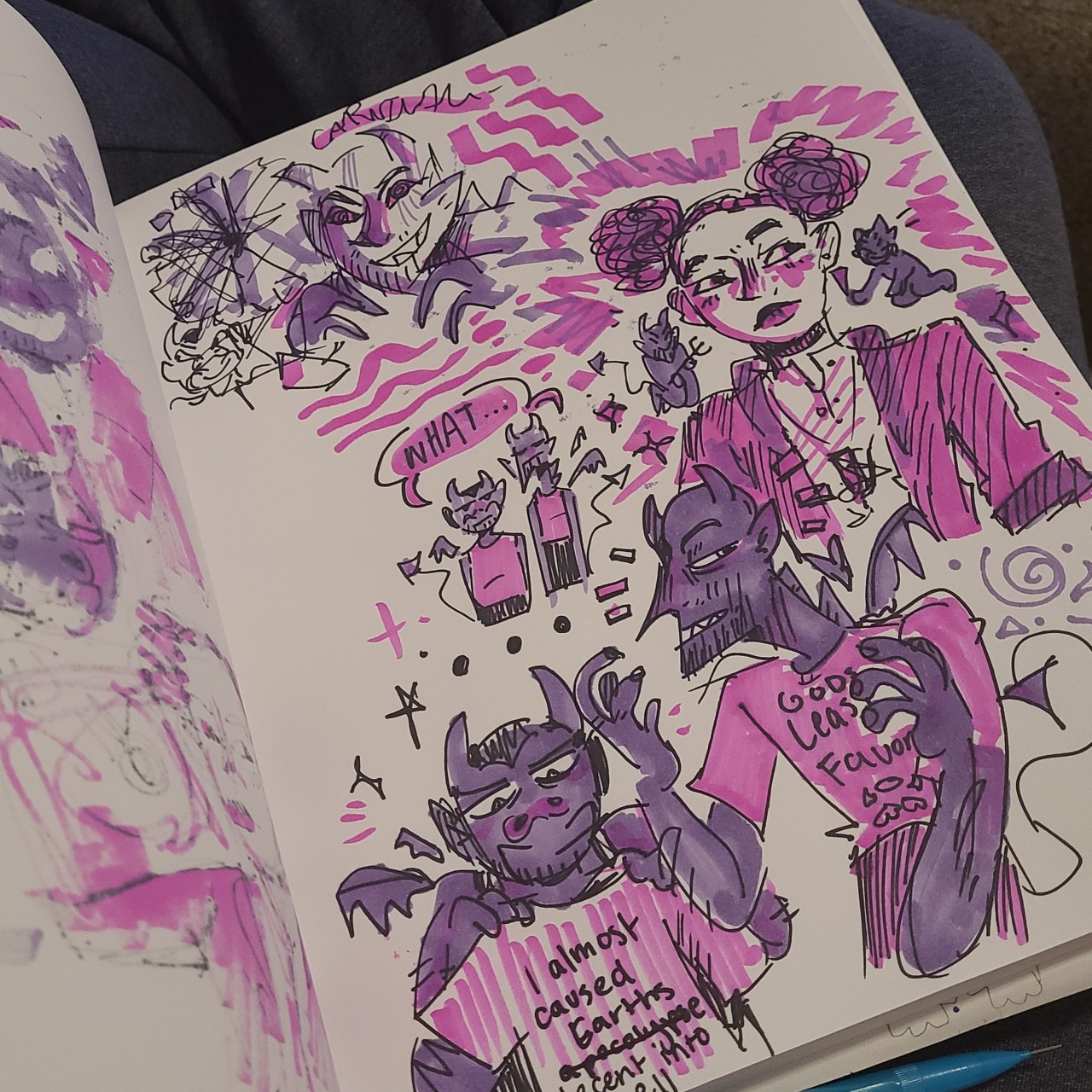 pinkdinkydoon:I had 3 colors if you can&rsquo;t tell. 