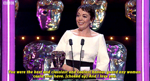 airdbelivet: Congratulations to Olivia Colman for winning the 2019 Leading Actress BAFTA for portray