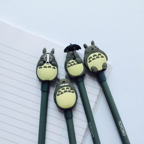 Kawaii Totoro Black Gel Pen Studio Ghibli Japanese My Neighbour Totoro