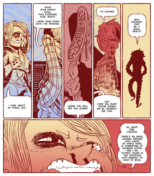 thesisters-comic: This week: Beatrice can totally probably handle this alone. Next week: The start o