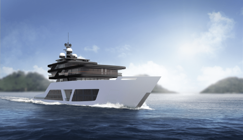 Jordan Bassett’s “Modular” Superyacht