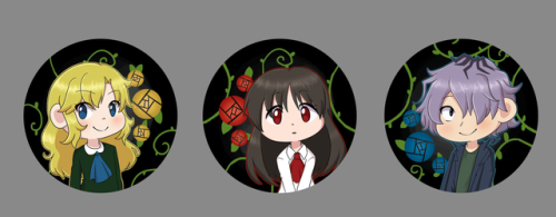 Drawings for my IB button set!