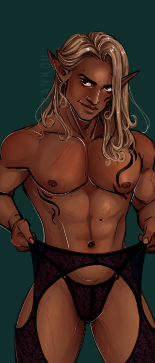 dankou:Dragon Age Boys in LingerieFull versions:Alistair | Zevran | Carver