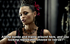 brucebanners:Time to write my own fucking story.Thandie Newton as Maeve Millay in Westworld: Season 