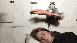 gifsboom:  Video: Girl Invents Alarm Clock