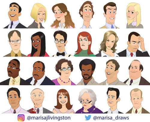 marisalivingston:Finished up most of the cast!  (Seasons 1-7)